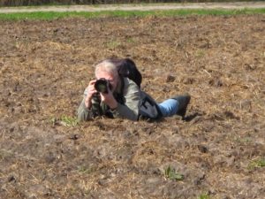 Voor het beste resultaat moet je als fotograaf soms een bijzondere positie innemen.